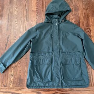 Eddie Bauer Women’s Rain Jacket Size Large - Blue-Gray